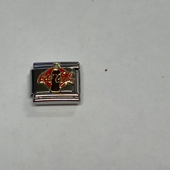 Casa D'oro Coke Coca Cola #100 Italian Charm 9mm - Picture 1 of 2